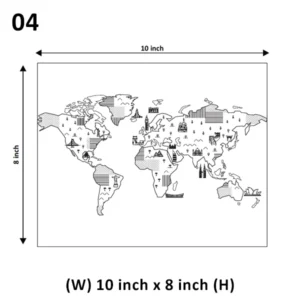 Mesh Stencil - World Map
