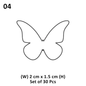 Precut Wafer Paper 04 - Butterfly
