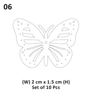 Precut Wafer Paper 06 - Butterfly