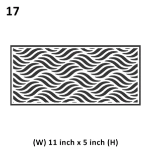 Precut Wafer Paper 17 - Waves pattern