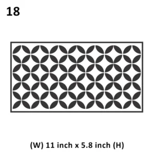 Precut Wafer Paper 18 - Circles pattern