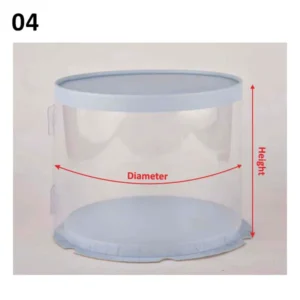 Tiered Boxes Transparent Round - 04