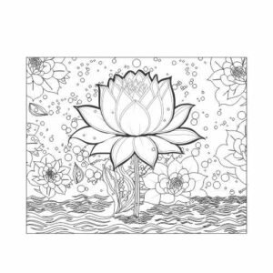 Mesh Stencil - Lotus